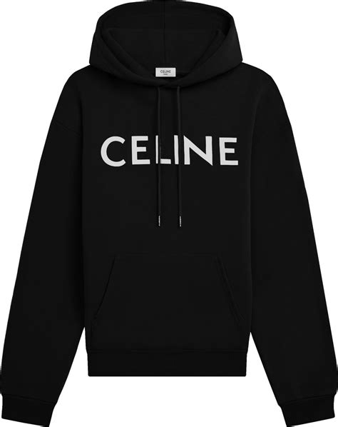 celine replica hoodie|celine hoodie black and white.